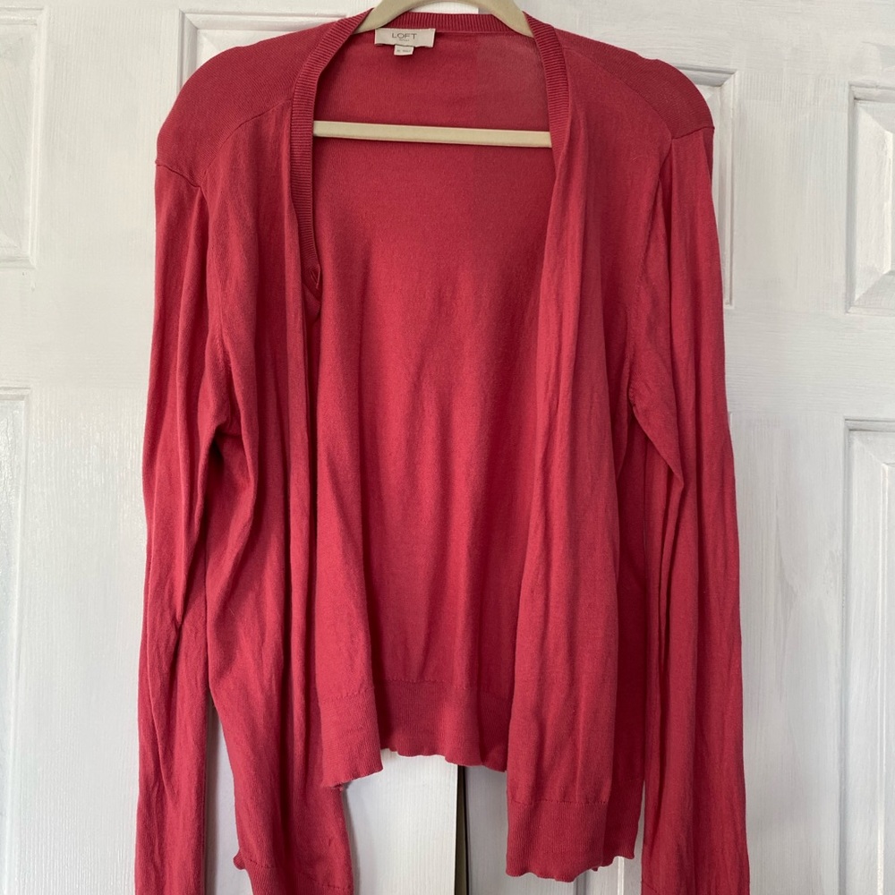 Pink Loft Cardigan